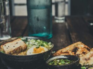 Local seafood and noodle dishes at a Tampa Bay restaurant